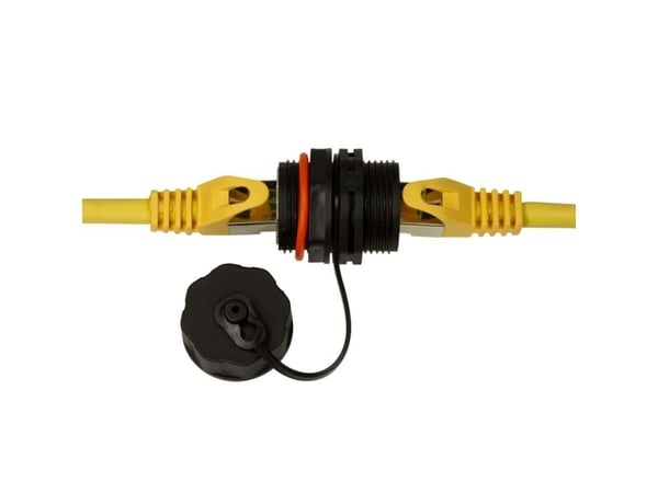 Techly IWP-MD C6A-IPPANT, RJ45, RJ45, Sort