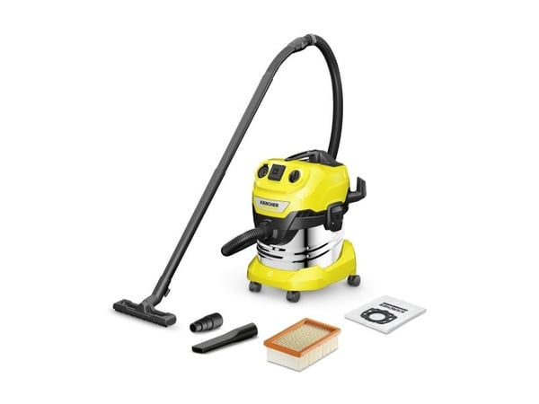 Kärcher WD 4 P S V-20/5/22 - Støvsuger - kanister - pose / uten pose - gul