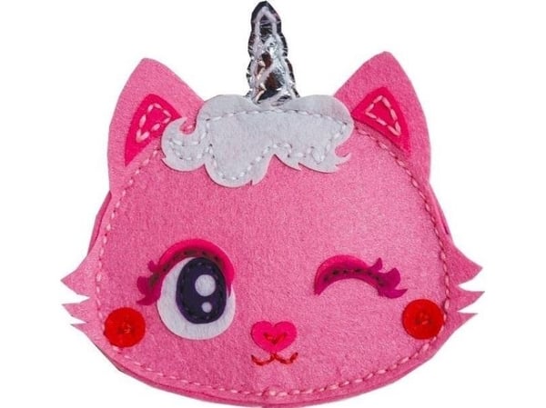 Stnux luova lompakko kitty vaaleanpunainen Huopa Robótki