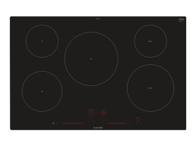 Siemens iQ100 EH801LVC1E - Induktionshäll - 5 kokplattor - Fördjupning - bredd: 78 cm - djup: 50 cm - svart
