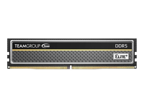 Team Elite Plus - DDR5 - modul - 16 GB - DIMM 288-pin - 6000 MHz / PC5-48000 - CL48 - 1.1 V - ej buffrad - on-die ECC - svart