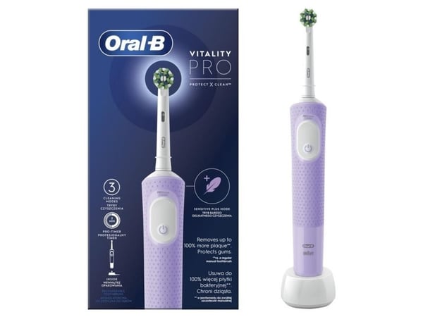 Oral-B Vitality Pro D103 Purple elektrisk tannbørste