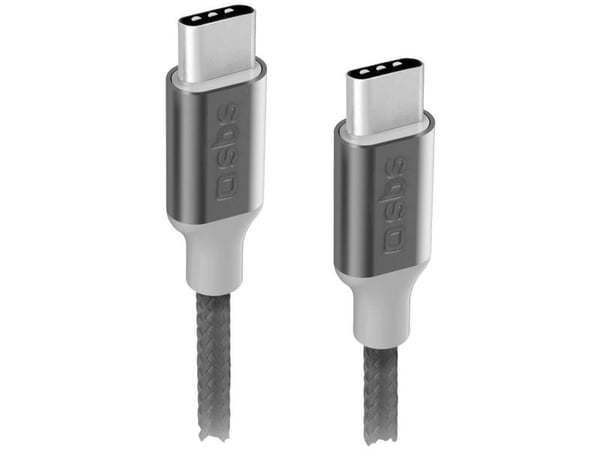 USB-kabel SBS Mobile USB-C til USB-C 1,5 m svart (8018417335143)