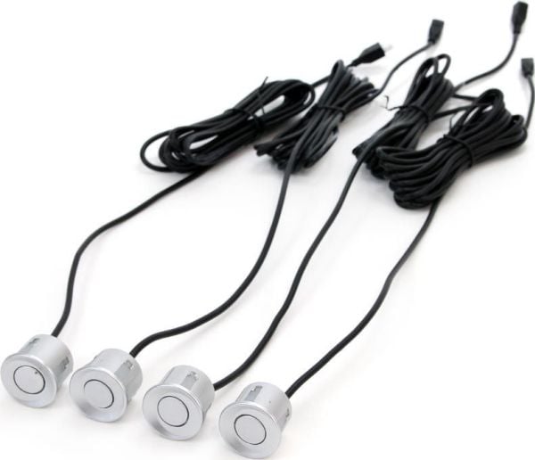 Amio Kit parkeringssensorer tft01 4,3" med kamera hd-315-led 4 sensorer Sølv