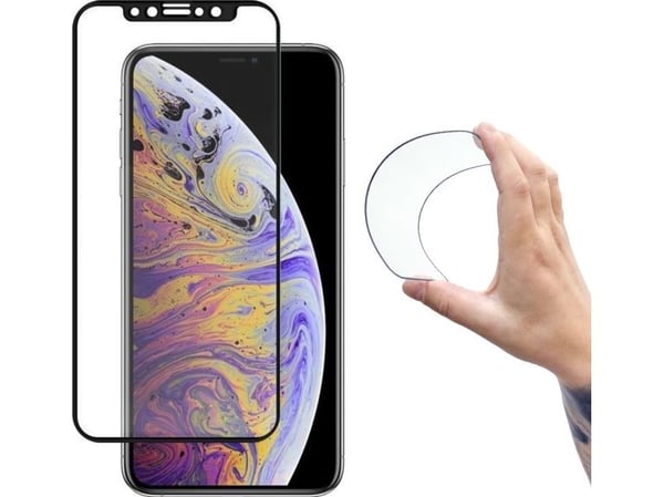 Wozinsky Wozinsky Full Cover Flexi Nano Glass Film Herdet glass med ramme iPhone 13 Pro Max Transparent