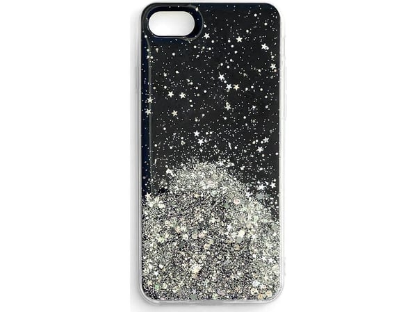 Hurtel Star Glitter tapauksessa iPhone 13 Pro glitter tapauksessa musta Hurtel Star Glitter tapauksessa iPhone 13 Pro glitter tapauksessa musta