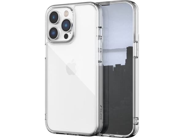 Raptic X-Doria Clearvue-deksel til iPhone 14 Pro Max gjennomsiktig bakdeksel