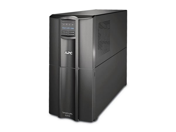 APC Smart-UPS SMT2200IC - UPS - AC 220/230/240 V - 1980 watt - 2200 VA - blysyre - RS-232, USB - utgangskontakter: 9 - svart - med APC SmartConnect