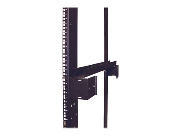 APC - Kabelstyringsplade til rack - side - sort - for NetShelter SX