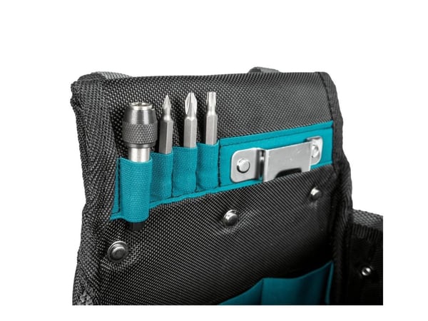 Makita - Pung for verktøy - metall, stainless steel, leather strap