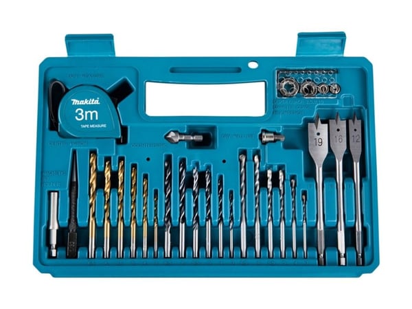 Makita - Spissett for skrutrekker og bor - for metall, tre, murstein - 102 deler