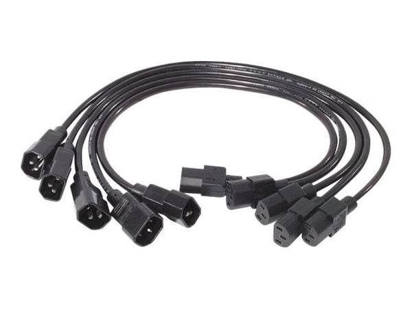 APC - Strømkabel - IEC 60320 C13 til IEC 60320 C14 - 61 cm - lajittelu
