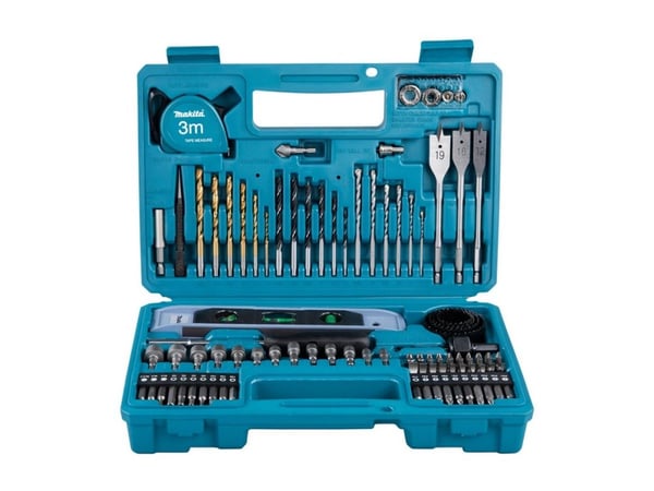 Makita - Spissett for skrutrekker og bor - for metall, tre, murstein - 102 deler