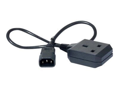 APC - Strömkabel - IEC 60320 C14 till BS 1363 (hona) - 10 A - 61 cm - svart - för P/N: SCL500RMI1U, SCL500RMI1UC, SCL500RMI1UNC, SMTL1500RMI3UC, SM...