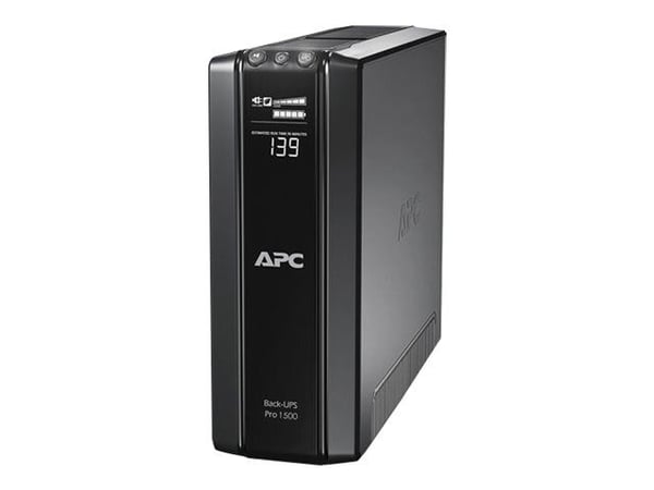 APC Back-UPS Pro 1500 - UPS - AC 230 V - 865 watt - 1500 VA - RS-232, USB - utgangskontakter: 10 - svart