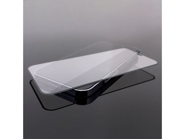 Wozinsky herdet glass Full Glue for hele skjermen med ramme Case Friendly Motorola Moto E32 svart