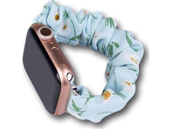 Hurtel stoffbånd for klokke 7/6/5/4/3/2/SE (45/44/42mm) stropp armbånd elastisk bånd blå