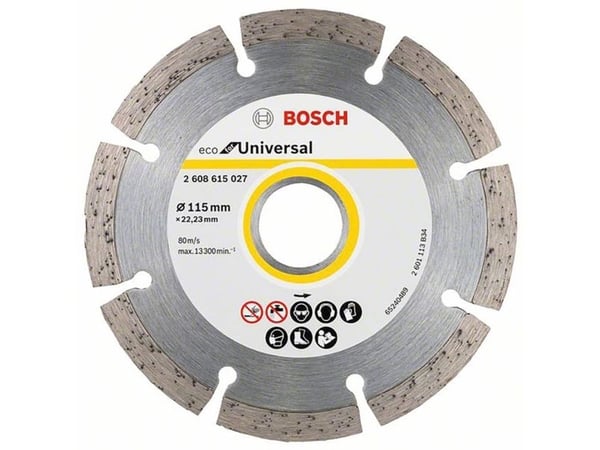 Bosch tilbehør Diamantskiveskive 115 mm 22.23 mm 1 stk 2608615027