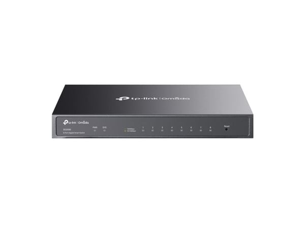TP-Link TL-SG2008 - Switch - Styrt - 8 x 10/100/1000 - stasjonær
