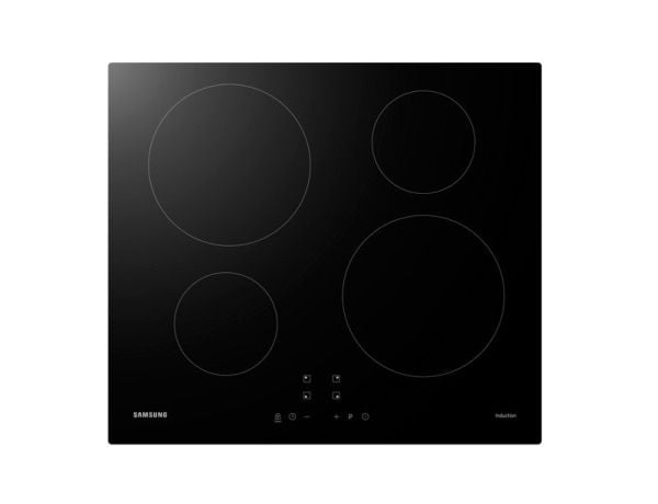 Samsung 1000 Induksjonskoketopp, Sort, Innebygget, 59 cm, Sonebasert induksjon, Glass-keramikk, 4 zone(s)