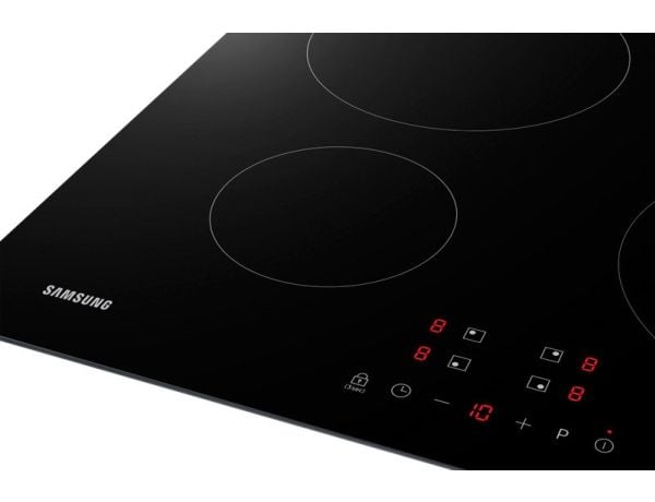 Samsung 1000 Induksjonskoketopp, Sort, Innebygget, 59 cm, Sonebasert induksjon, Glass-keramikk, 4 zone(s)