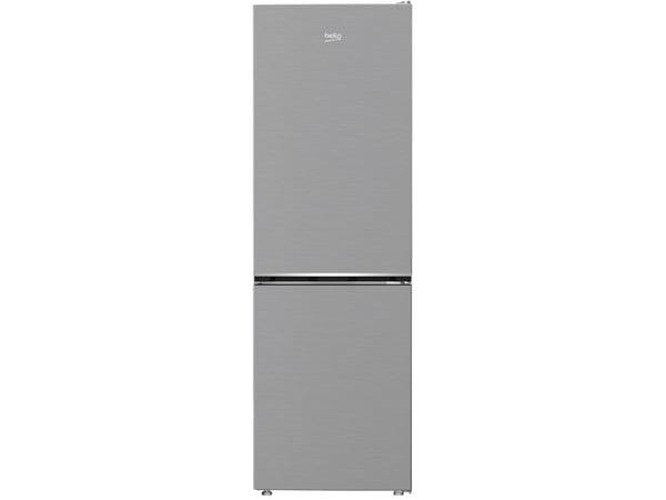 Beko B1RCNA364XB - Kjøleskap/fryser - bunnfryser - bredde: 59.5 cm - dybde: 66.3 cm - høyde: 186.5 cm - 316 liter - Klasse E - børstet sølv