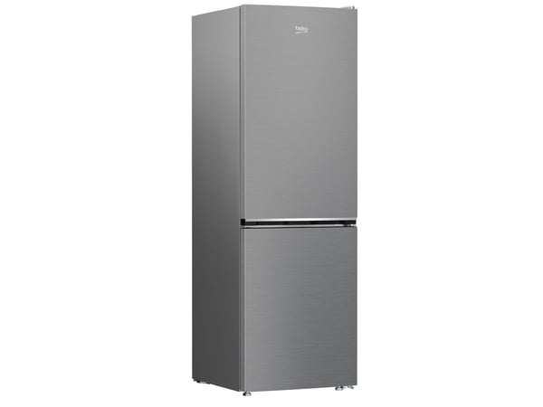 Beko B1RCNA364XB - Kjøleskap/fryser - bunnfryser - bredde: 59.5 cm - dybde: 66.3 cm - høyde: 186.5 cm - 316 liter - Klasse E - børstet sølv