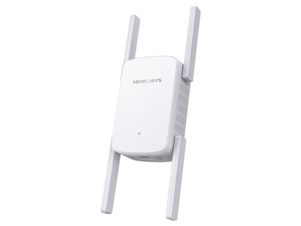 Mercusys ME50G, Gjentaker, 1900 Mbit/s, 10,100,1000 Mbit/s, Utvendig, 10/100/1000Base-T(X), IEEE 802.11a, IEEE 802.11ac, IEEE 802.11b, IEEE 802.11g...