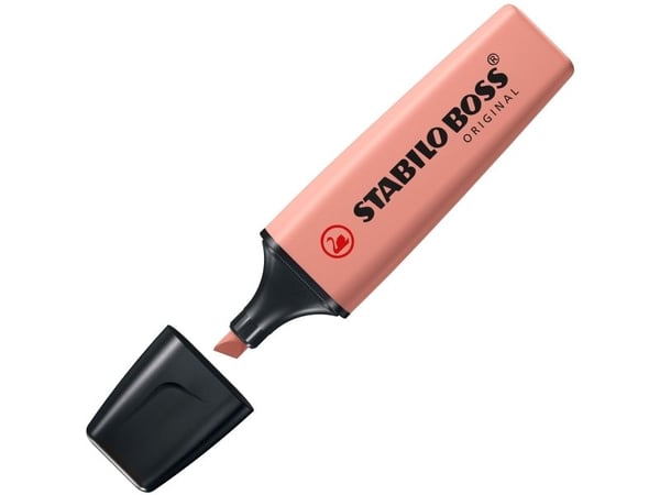 STABILO BOSS ORIGINAL NatureColours tussi 4 kpl taltta musta - pronssi - ruskea - vihreä (EO70/4-2-3)