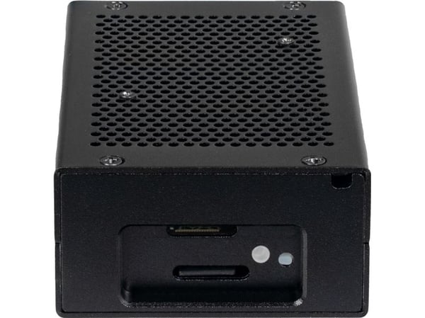 Joy-iT RB-ALUCASEP5-01B, Kotelo, Raspberry Pi 5, Raspberry Pi, musta, Alumiini, SD