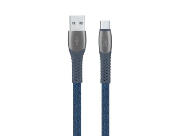 Rivacase PS6102 BL12, 1,2 m, USB C, USB A, USB 2.0, 480 Mbit/s, sininen