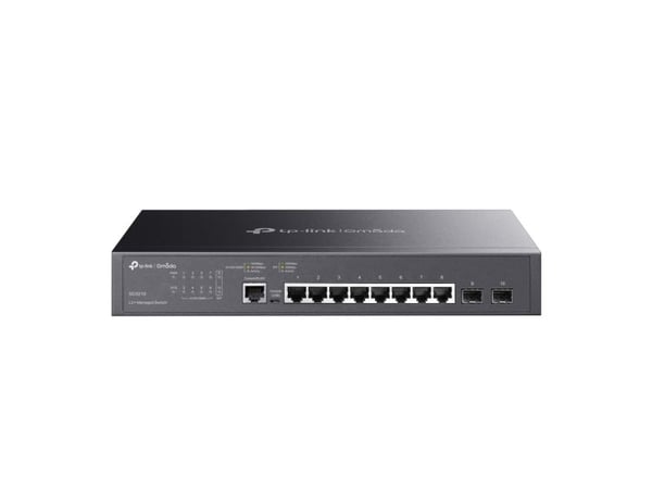 TP-Link JetStream TL-SG3210 - Switch - Styrt - 8 x 10/100/1000 - stasjonær, rackmonterbar