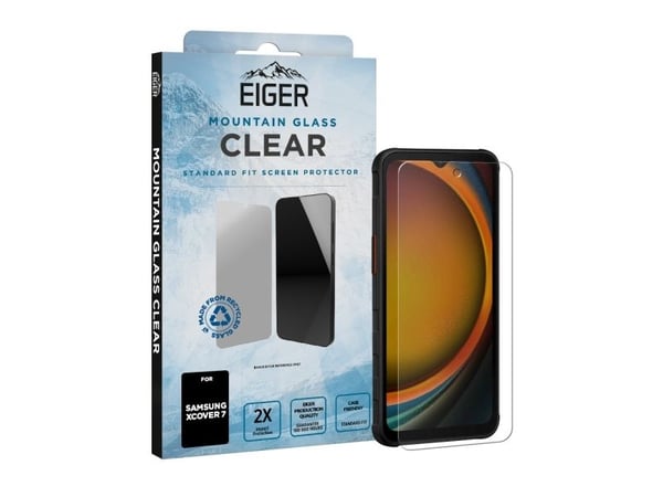 EIGER EGSP00958, Samsung, Galaxy Xcover7, Fallsäker, Reptålig, Stöttålig, Transparent, 1 styck
