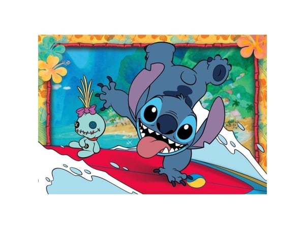 Clementoni Supercolor Disney Stitch, 20 stykker, Tegneserier, 3 år