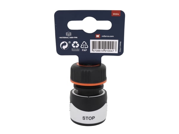 HOME It Garden Premium slangekobling med stopp 1/2»