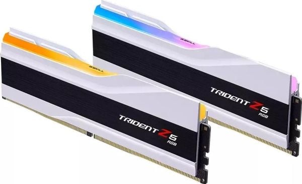 G.Skill Trident Z5 RGB - DDR5 - sats - 96 GB: 2 x 48 GB - DIMM 288-pin - 6400 MHz / PC5-51200 - CL32 - 1.35 V - ej buffrad - on-die ECC - matt vit