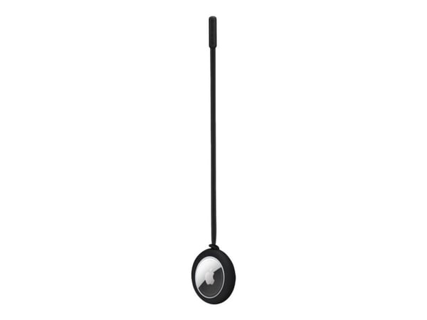 dbramante1928 Greenland - Sikker h-der med stropp for anti-tap Bluetooth-tag - nattsvart - for Apple AirTag