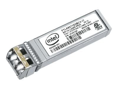 Intel Ethernet SFP+ SR Optics - SFP+ sändar/mottagarmodul - 10GbE - 1000Base-SX, 10GBase-SR - LC - 850 nm