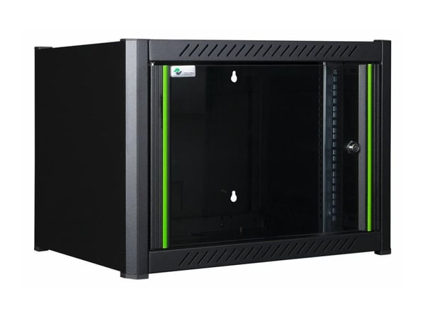 Lanview by Logon - Rack skap - 60 x 56 - veggmonterbar - svart, RAL 9005 - 6U - 19"