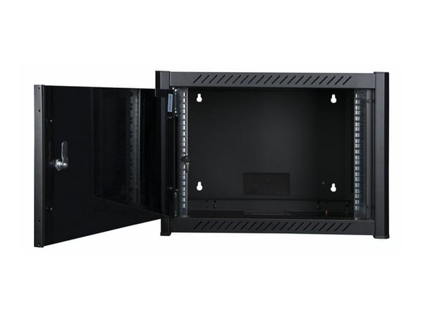 Lanview by Logon - Rack skap - 60 x 56 - veggmonterbar - svart, RAL 9005 - 6U - 19"