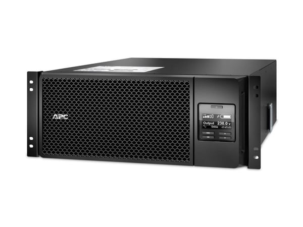 APC Smart-UPS SRT 6000VA RM - UPS (kan monteres i rack) - AC 230 V - 6000 watt - 6000 VA - Ethernet 10/100, USB - utgangskontakter: 13 - 4U - svart...