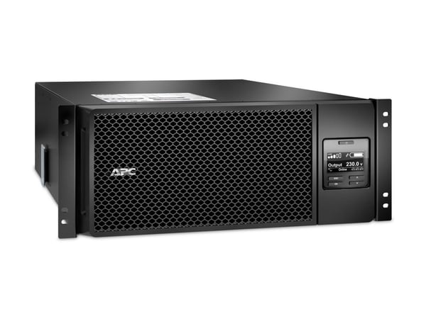 APC Smart-UPS SRT 6000VA RM - UPS (kan monteres i rack) - AC 230 V - 6000 watt - 6000 VA - Ethernet 10/100, USB - utgangskontakter: 13 - 4U - svart...