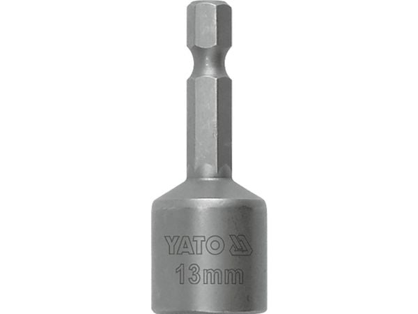 Yato YT-1508, Chromium-Vanadium Steel (Cr-V), Sekskanttange, 25,4 / 4 mm (1 / 4"), 1 stykker, 48 mm