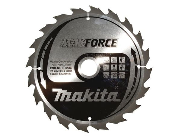 Makita B-32269, Tre, 23,5 cm, 3 cm, 2,3 mm, Makita, 20°