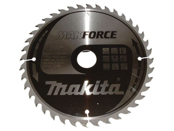 Makita B-32356, Trä, 21 cm, 3 cm, 2,4 mm, Makita, 20°