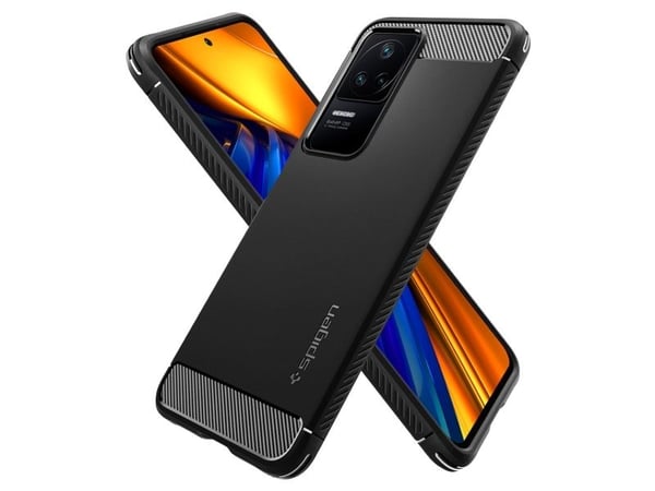 Spigen Rugged Armor, Skydd, Xiaomi, Poco F4/Redmi K40S, 16,9 cm (6.67"), Sort