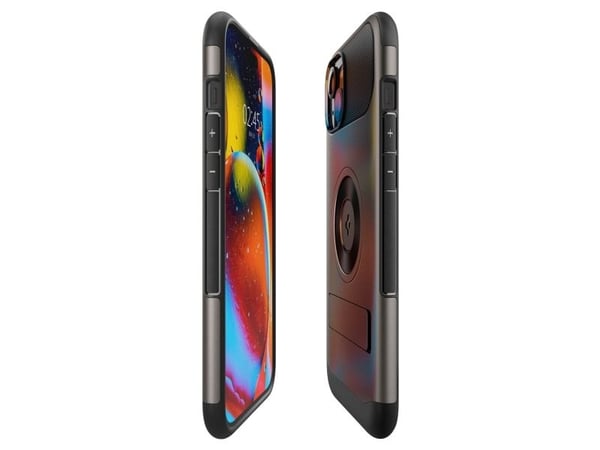 Spigen ACS06486, Etui, Apple, iPhone 15, 15,5 cm (6.12"), Svart, Grå