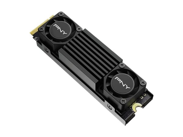 PNY CS3150 - SSD - kryptert - 2 TB - intern - M.2 2280 - PCI Express 5.0 x4 (NVMe) - TCG Opal Encryption 2.0 - integrert kjøle
