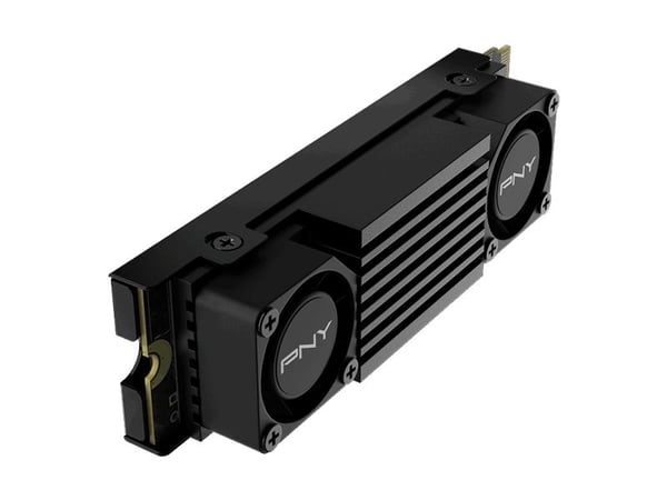 PNY CS3150 - SSD - kryptert - 2 TB - intern - M.2 2280 - PCI Express 5.0 x4 (NVMe) - TCG Opal Encryption 2.0 - integrert kjøle
