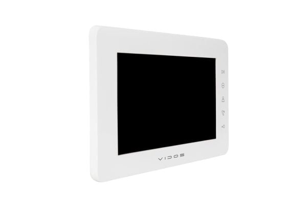 Ovipuhelimen videomonitori VIDOS X M12W 7" LCD-näyttö 800x480px Valkoinen valkoinen